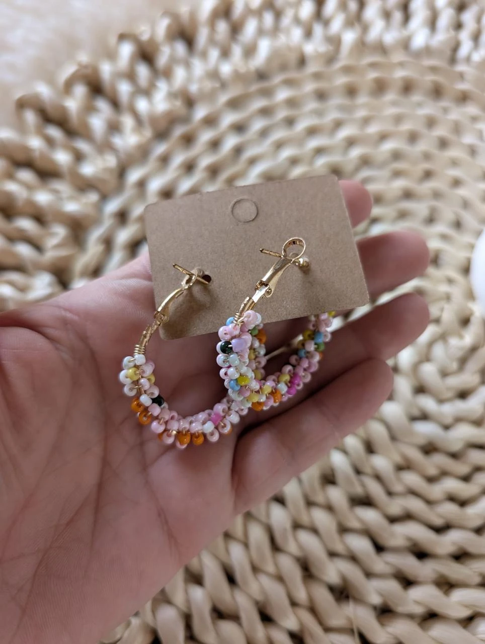 Brincos de pera multicoloridos – photo 3